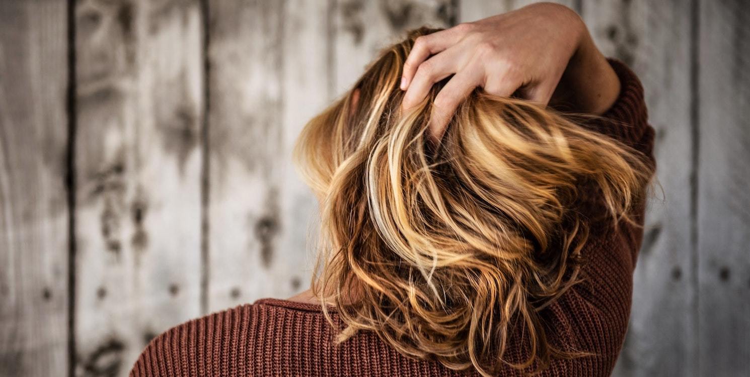 Woman with Hand In Hair