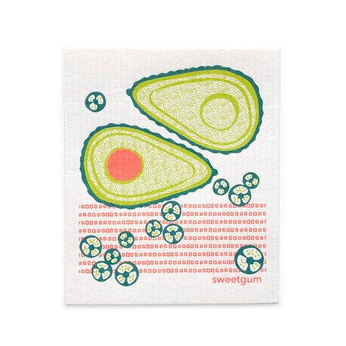 Avocado Swedish Dish Cloth Set of 3