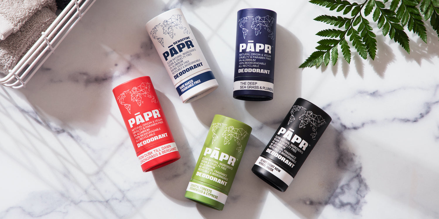 Papr Deodorant Collection - Banner Photo