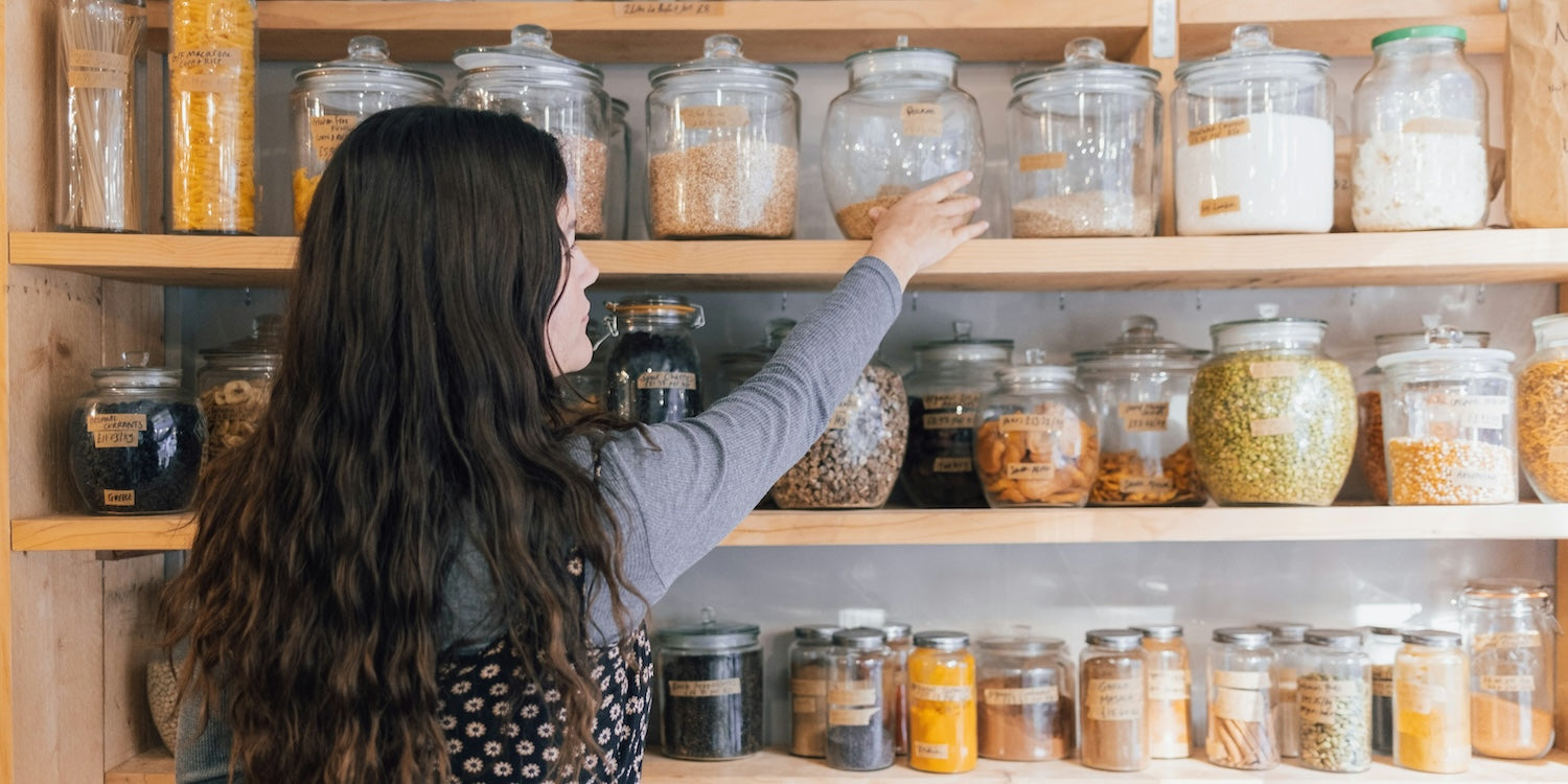 Woman Shopping At Zero-Waste Store