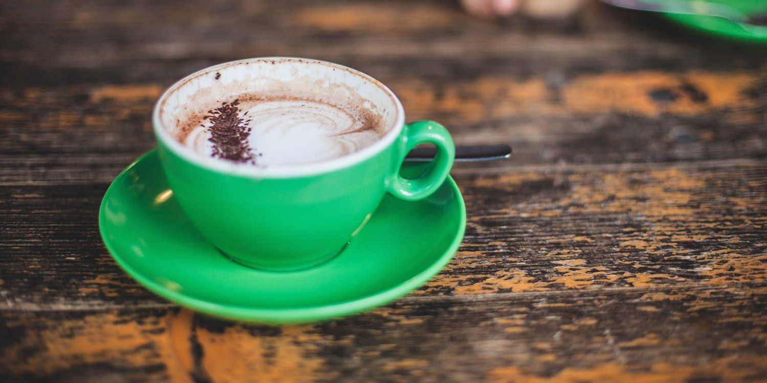 Green Coffee Cup - Blog Banner Photo