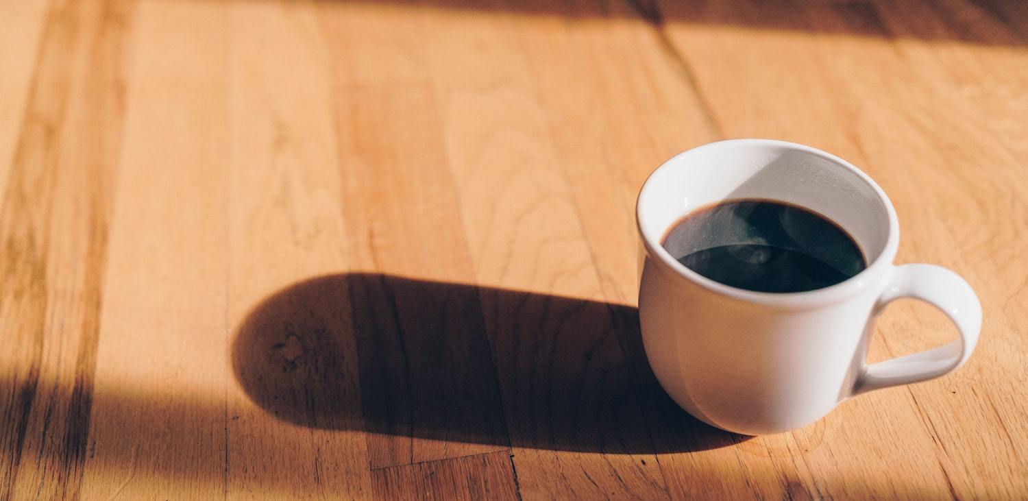 Single Cup of Black Coffee