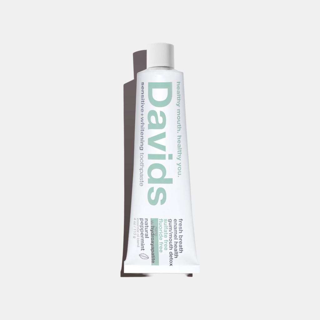 Davids - Natural Toothpaste Peppermint + Whitening/Sensitive