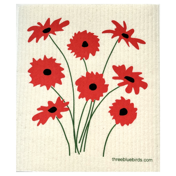 Swedish Dishcloth_Gerbera