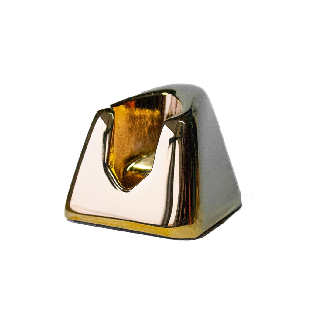 Leaf Razor Stand_Gold Finish