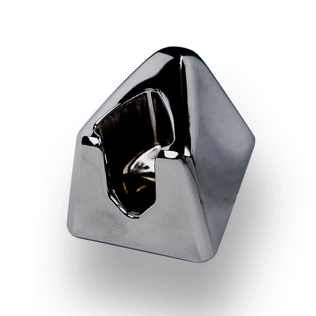 Leaf Razor Stand_Mercury Finish