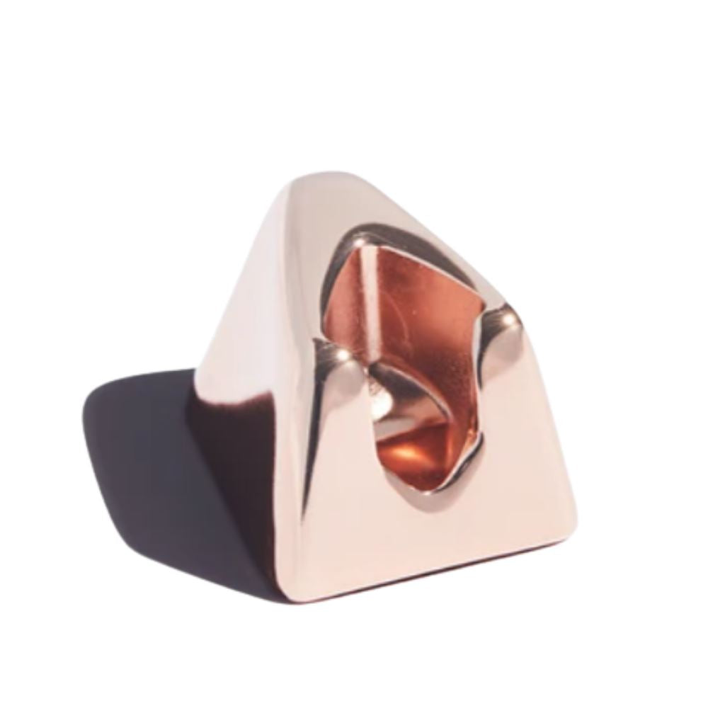 Leaf Razor Stand_Rose Gold Finish