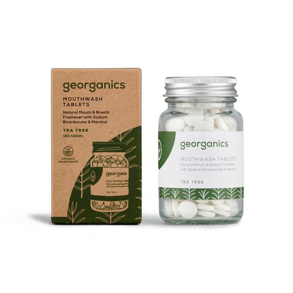 Georganics Tea Tree Mouthwash Tablets