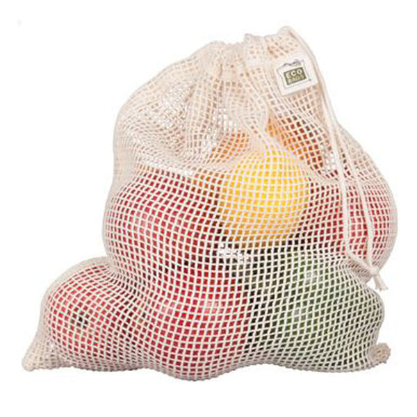 ECOBAGS - Organic Mesh Net Drawstring Bag